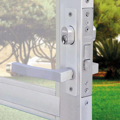 Phillips Cerradura Para Puerta Aluminio 550 Plata Derecha/Izquierda