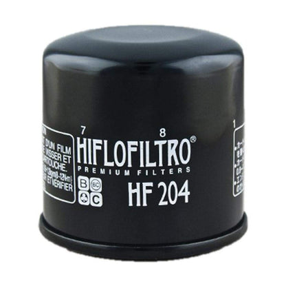 Hiflofiltro Filtro de Aceite HF204, Negro, Paquete de 4 - Estándar - Paquete de 4 - Negro