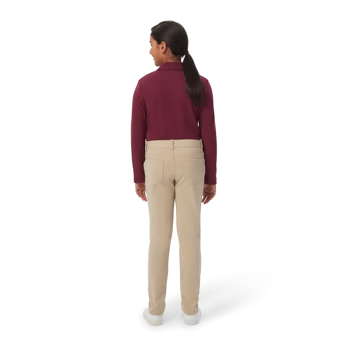 French Toast - Pantalón de Punto elástico para niña con 5 Bolsillos