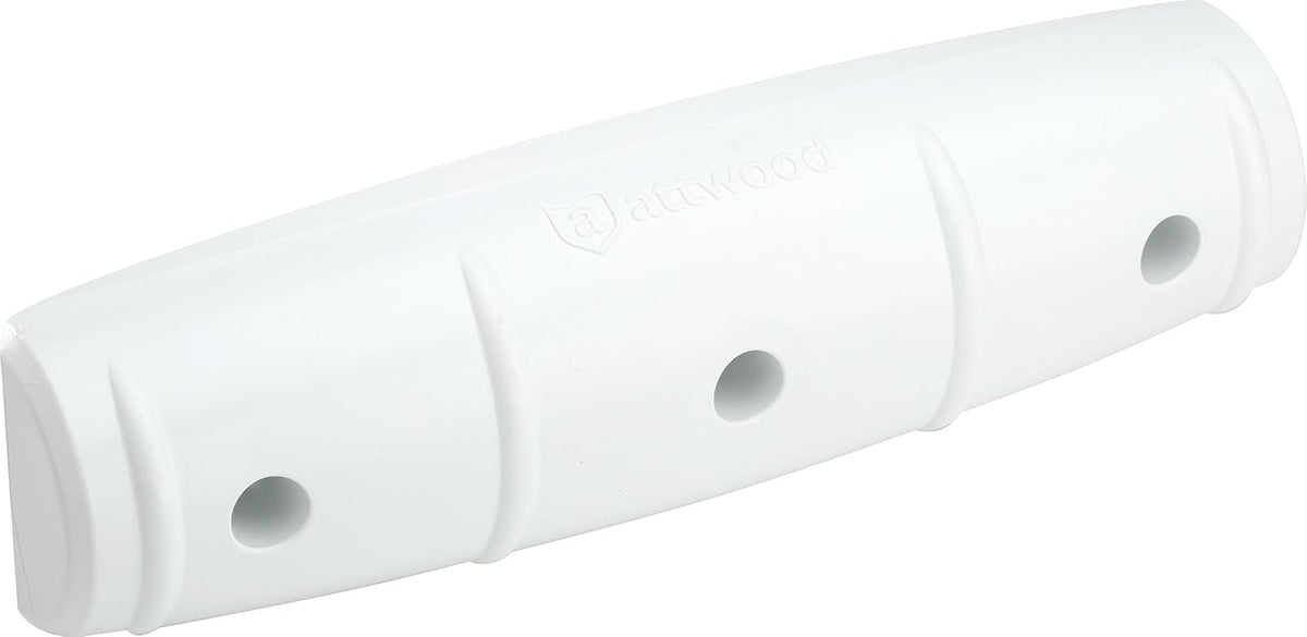 Attwood 93533-1 Softside Marine - Guardabarros Deslizante de 15 Pulgadas, Color Blanco - Recto