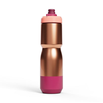 CamelBak Podium - Botella de Agua aislada de Acero para Bicicleta, Color Mercurio, 22 onzas