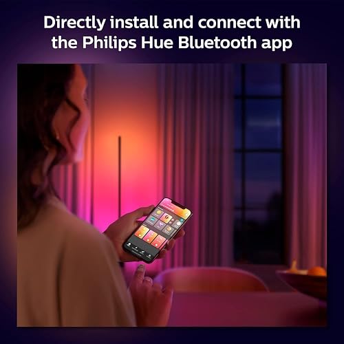 Philips Hue Tira Inteligente luz multicolor Gradient extensión 1 metro Compatible con Alexa
