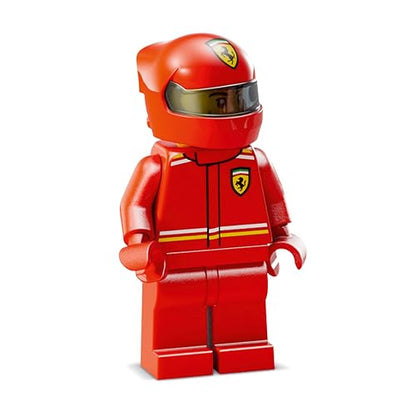 LEGO Speed Champions Auto de Carreras Ferrari SF-24 F1 Set con vehículo de Juguete y piloto, Modelo construible, Juego con 1 minifigura, Regalo Coleccionable para niños 77242