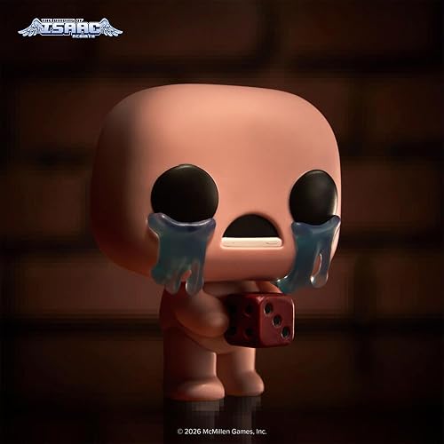 Funko Pop! Games: The Binding of Isaac - Isaac with D6 | Mercancía Oficial - Figura de Vinilo Coleccionable para Decoración - Regalo de Cumpleaños para Fans