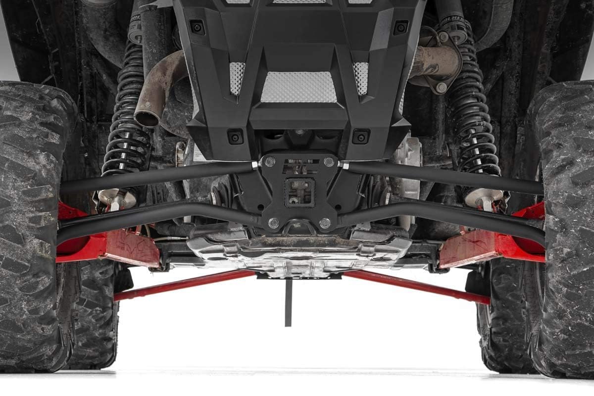 Rough Country 2" UTV Receiver Hitch for 14-21 Polaris RZR 1000/1000XP - 93039, Black