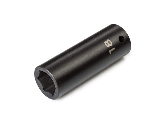 TEKTON SID23118 - Enchufe de impacto de 6 puntos de profundidad de 1/2 pulgada x 18 mm de profundidad
