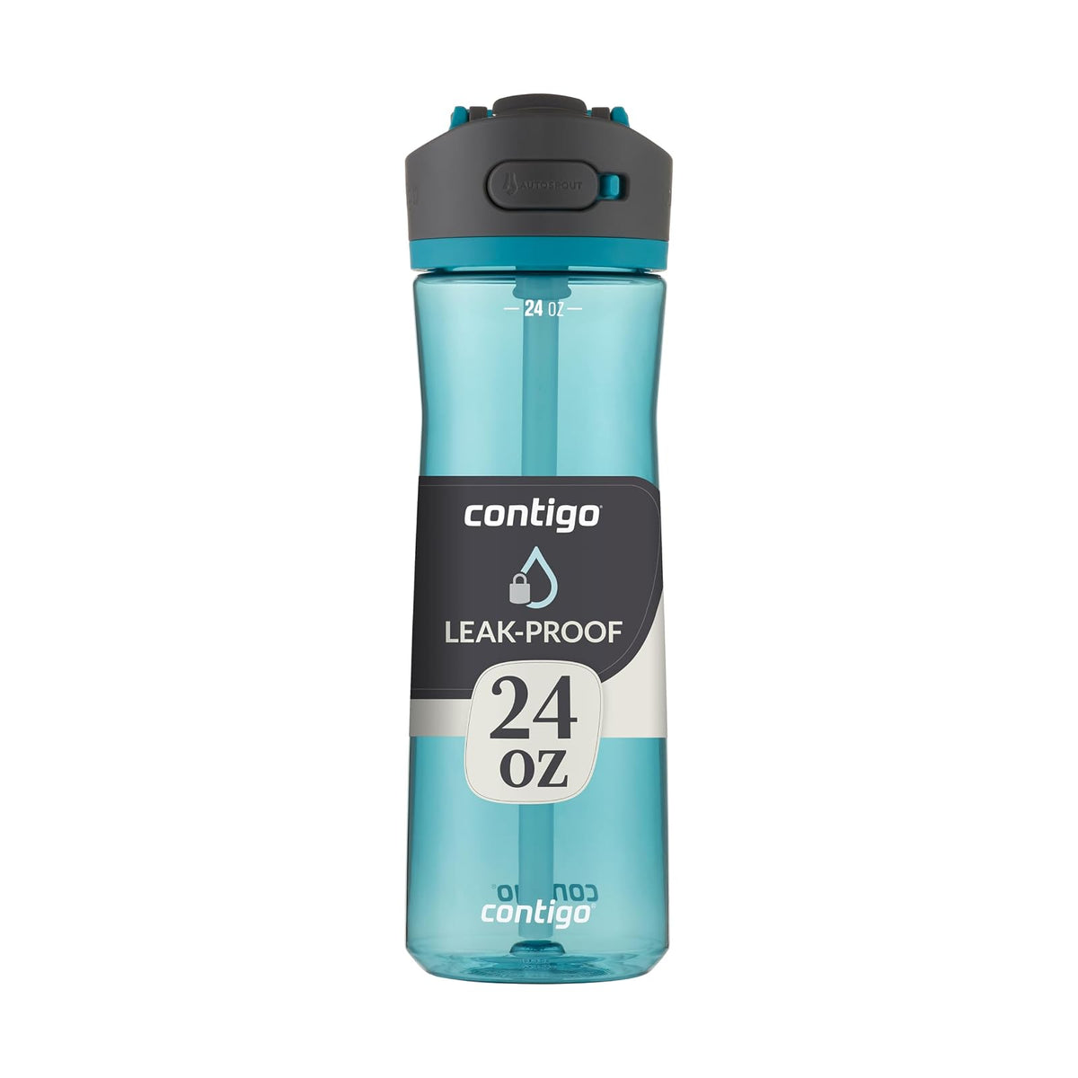 Contigo Botella Ashland 2.0 con Boquilla Automática - Azul (Juniper) - 710 ML