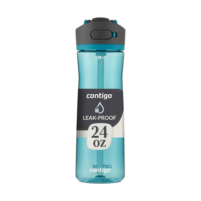 Contigo Botella Ashland 2.0 con Boquilla Automática - Azul (Juniper) - 710 ML