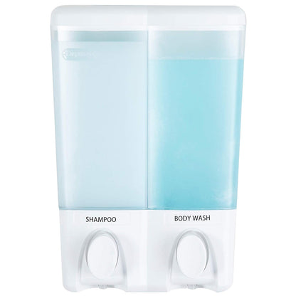 Productos Better Living 72250 Clear Choice 2-chamber dispensador de ducha, blanco - Two Chamber - Blanco