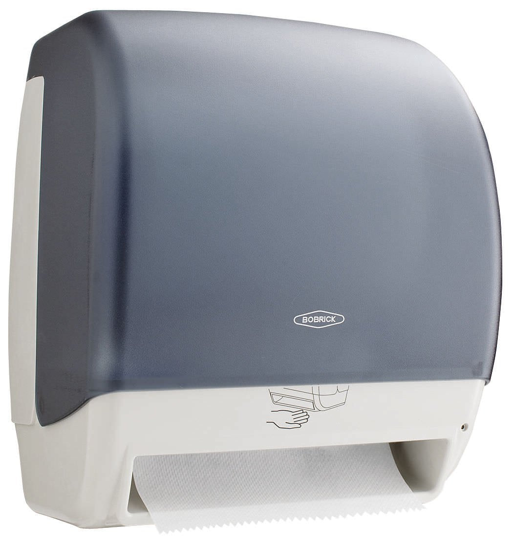 Bobrick 72974 Despachador de Toalla en Rollo Universal de plástico montado en la Superficie, 12-3/8 Pulgadas de Ancho x 15-1/4 Pulgadas de Alto x 9-1/2 Pulgadas de Profundidad