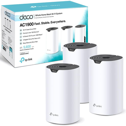 TP-Link Deco Sistema de Red Mesh Wi-Fi para el Hogar - Deco S7 - Wifi-5 - 3-Pack