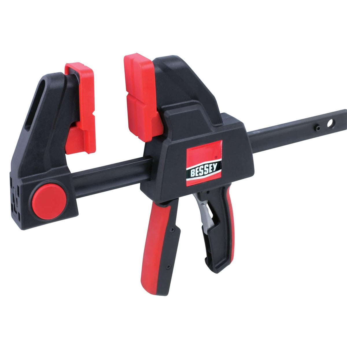 BESSEY EHK SERIES - Fuerza de sujeción de 600 libras - 18 pulgadas - Juego de abrazaderas de gatillo EHKXL18-3.6 pulgadas Profundidad de garganta: abrazaderas de madera, herramientas y equipos para