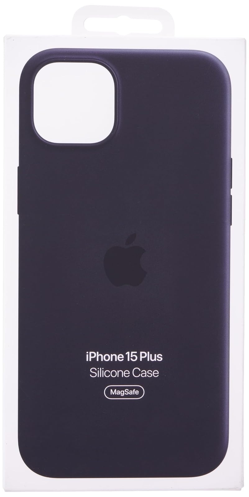 Funda de silicón con MagSafe para el iPhone 15 Plus - Negro