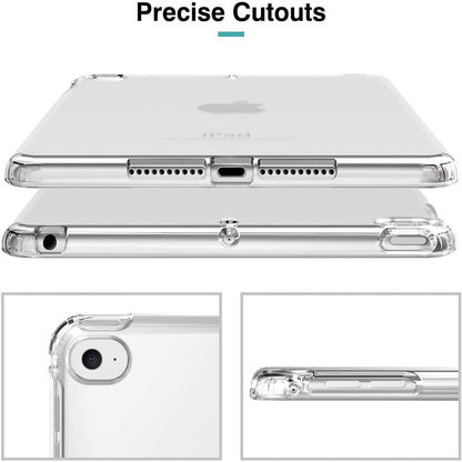 ORIbox - Funda para iPad 7th y iPad 8th y iPad 9th Gen [10.2 Pulgadas] Transparente, con protección de 4 Esquinas a Prueba de Golpes, Cubierta Trasera de TPU para iPad, Transparente