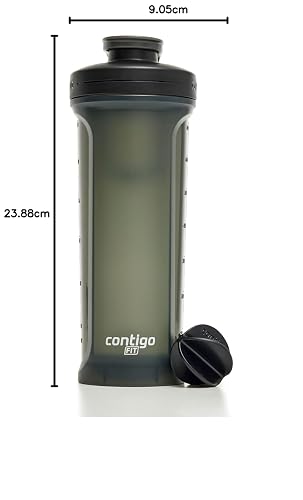Contigo® Botella Shake N Go Fit 2.0, de 28oz, Gris Azulado