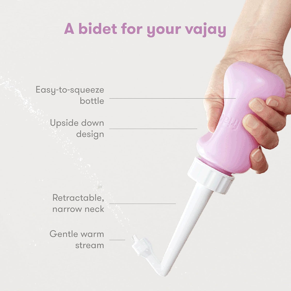Frida Mom Upside Down Peri Bottle for Postpartum Care | The Original Fridababy MomWasher for Perineal Recovery and Cleansing After Birth