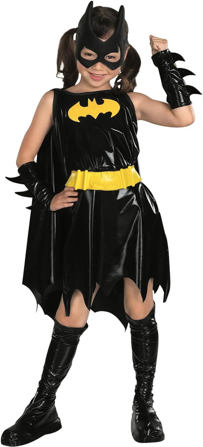 Rubie'S Super DC Heroes Disfraz para niña, Batichica, Negro/Amarillo, Grande (Tallas 12-14)