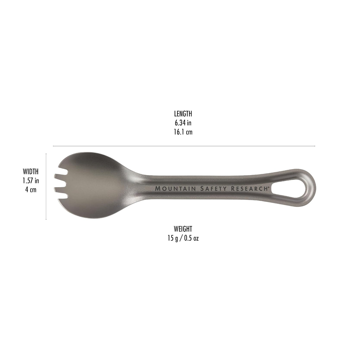 MSR Titan - Spork de titanio ultraligero