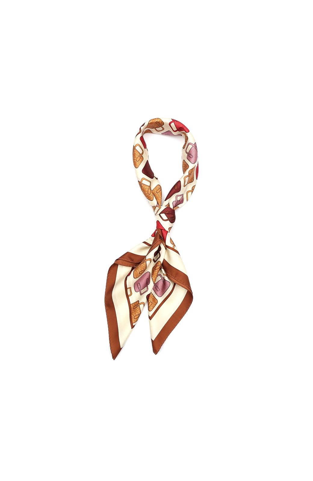 COACH Tromp Loeil Leather Bag Printed Silk Squ bufanda de seda Mujer