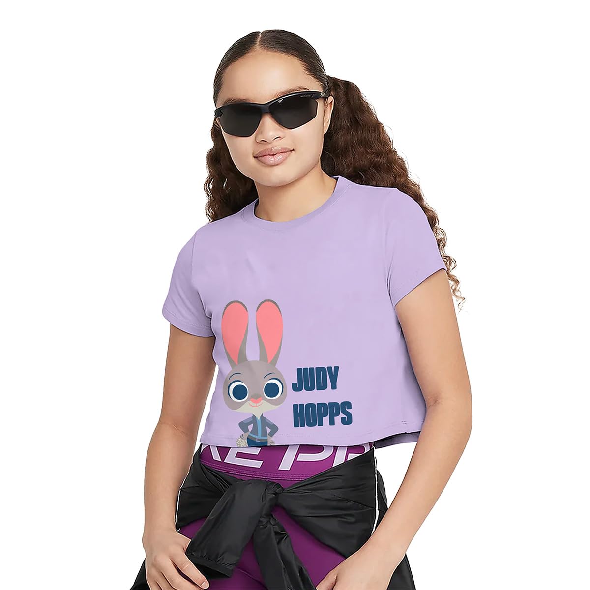 Zootopia Judy Hopps Playera Casual para Niñas Fit Regular 10