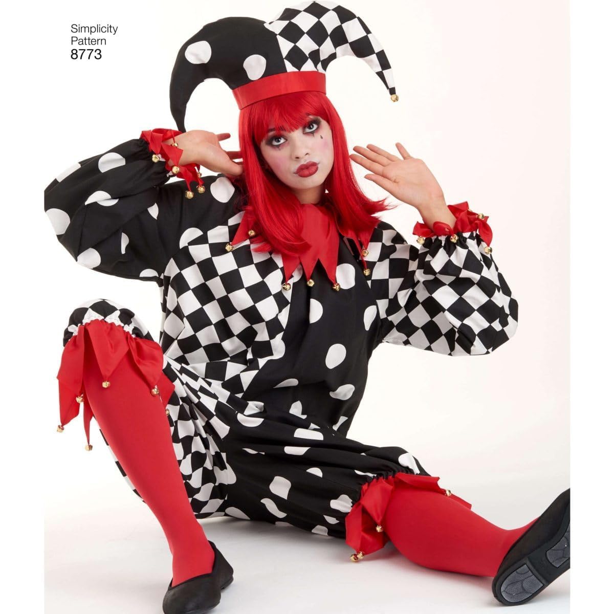 Simplicity 8773 - Patrón de Costura para Disfraz de Payaso, Tallas XS a XL
