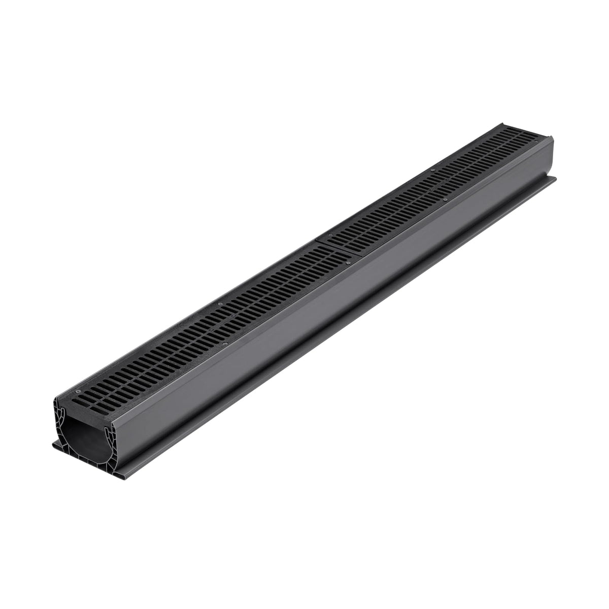 NDS 243 2' Speed-D Channel Drain Grate, Black