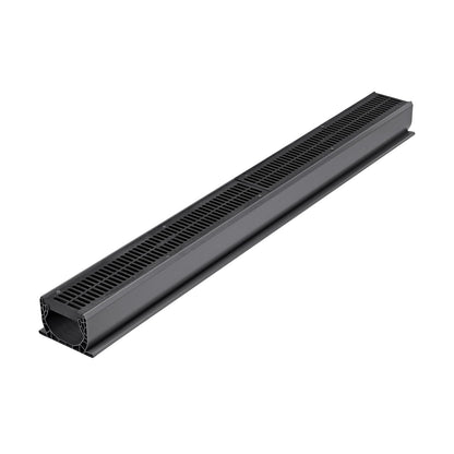 NDS 243 2' Speed-D Channel Drain Grate, Black
