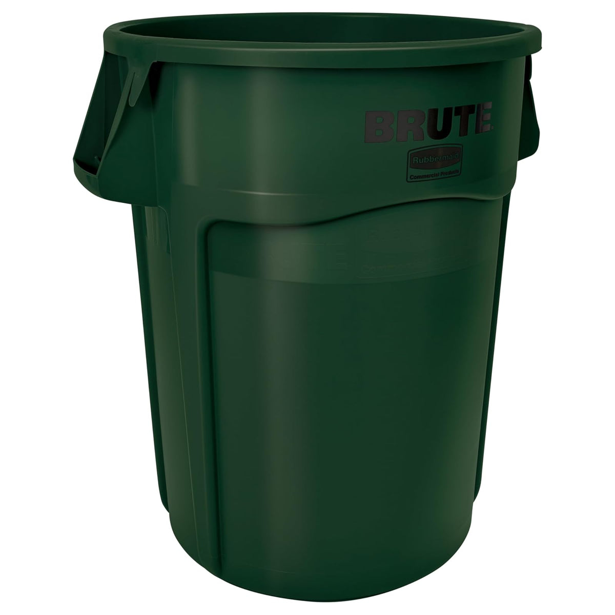 Rubbermaid Commercial BRUTE Contenedor de Residuos Industrial, 121 L - Verde - 44 Gallon