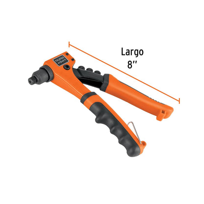 Truper Expert REX-8, Remachadora profesional 8" sistema de presión ajustable