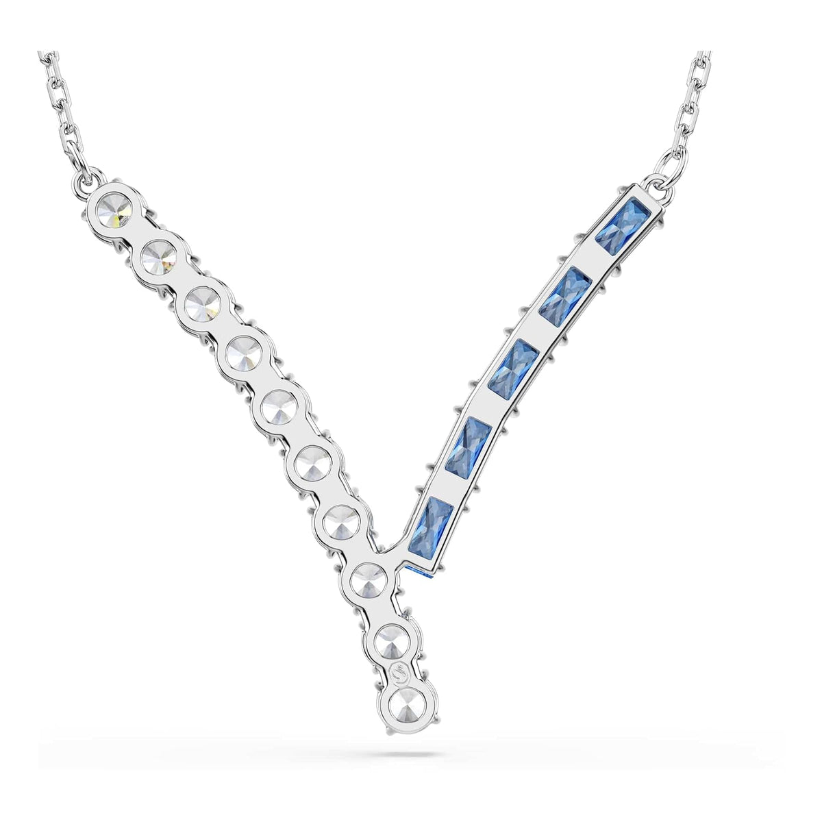 Swarovski Colgante Matrix, Tallas mixtas, Azul, Baño de rodio