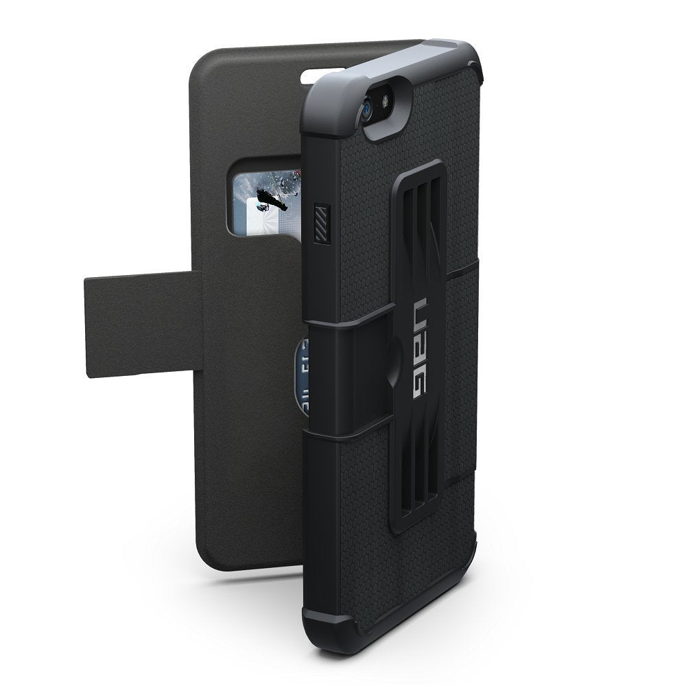 URBAN ARMOR GEAR Folio Case for iPhone 6 Plus (5.5 Display) Black