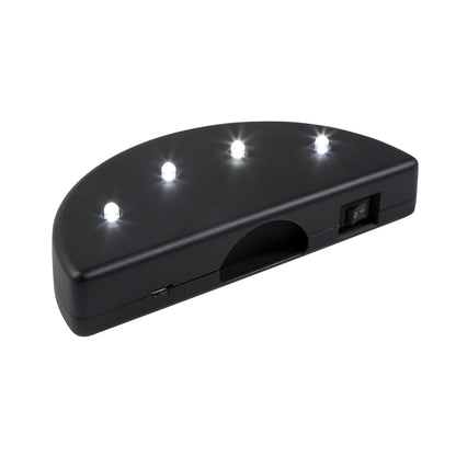 Tetra, Tanque en forma de media luna con luz LED para pez beta, 1.1 galones | 1.1 galones, tanque en forma de media luna, luz LED reposicionable