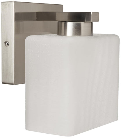 Tecnolite - Lámpara de Pared Arbotante Cristal, Potencia Máx. 60 W, 1 Base E27, Sobreponer, No incluye foco