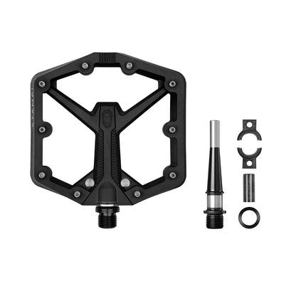 Crankbrothers - Pedal de Bicicleta Plano BMX/MTB - Pedal de Bicicleta de Plataforma, Perfil mínimo, Agarre Ajustable