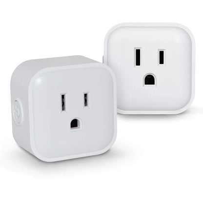 Lloyd's Set de 2 Contactos Inteligentes WiFi Smart Plugs Compatibles con Alexa, No Requieren Hub