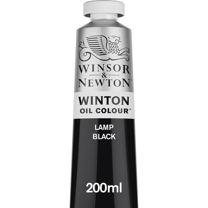 Winsor & Newton Winton Pintura de Óleo 200 ml - Negro