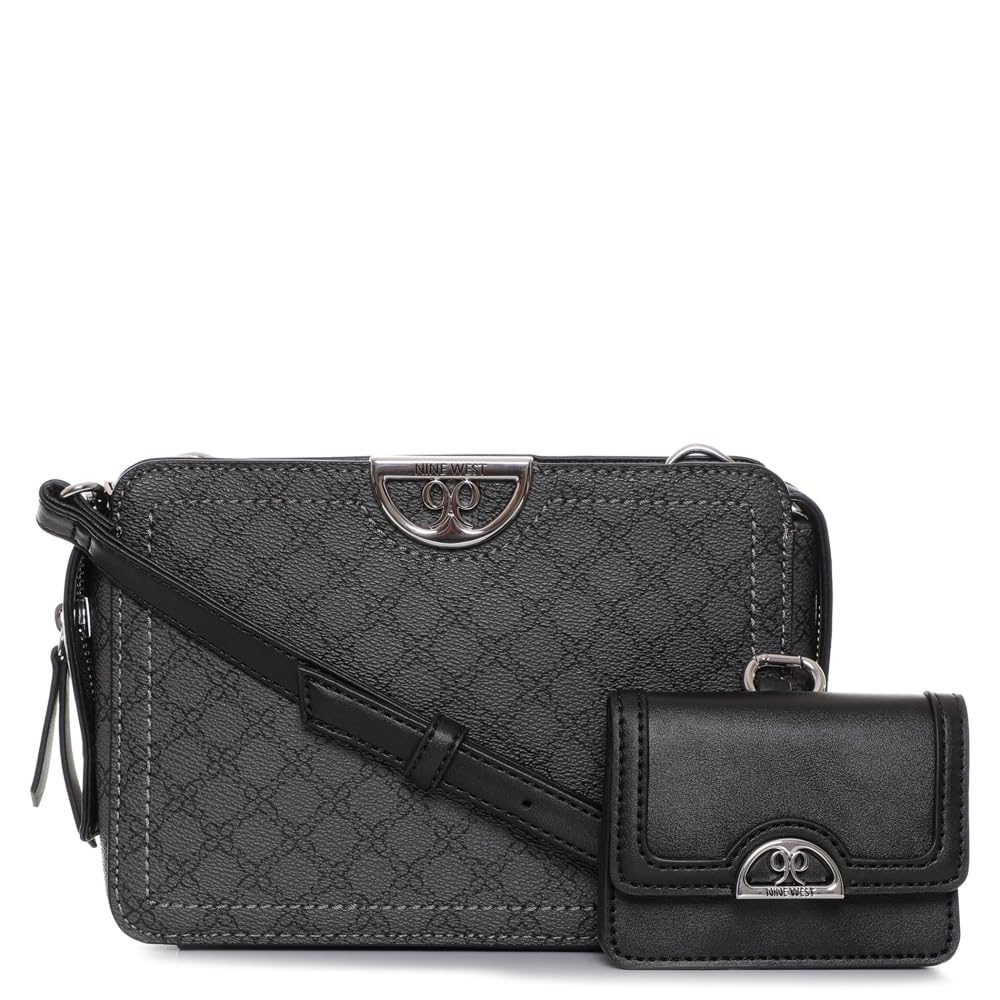 Nine West Bolsa crossbody para Mujer Negro RL5392301