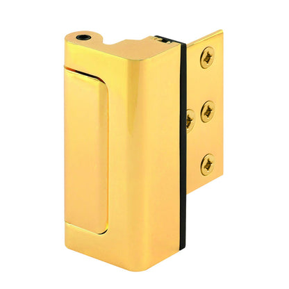 Prime-Line U 11441 Cerradura de Refuerzo para Puerta 3 Pulgadas - 3 in. - Latón pulido