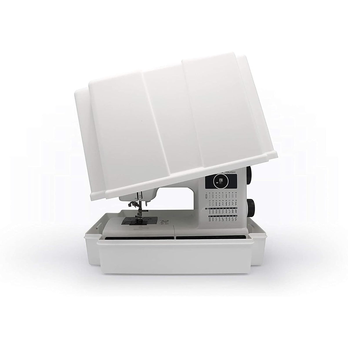 Brother 5300A - Carcasa rígida para máquina de coser, color blanco roto 45,7 x 30,5 x 35,5 cm