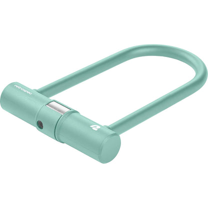 Retrospec Lookout - Candado para bicicleta con bloqueo en U de acero endurecido de 14 mm y cable de seguridad de 4 pies, protección antirrobo para de montaña y eléctricas