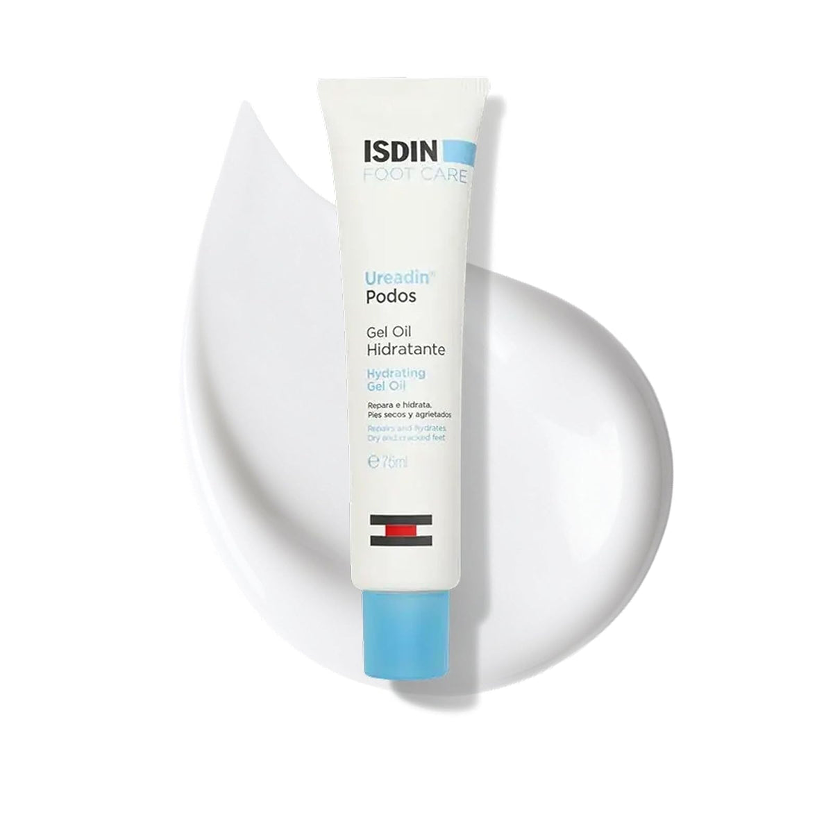 ISDIN Ureadin Podos Gel Oil, Repara e hidrata los pies secos y agrietados, 75ml