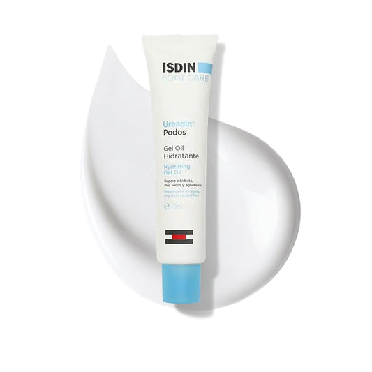 ISDIN Ureadin Podos Gel Oil, Repara e hidrata los pies secos y agrietados, 75ml