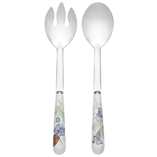 Lenox Butterfly Meadow 5-Piece Acero Inoxidable Place Setting, Juego de utensilios para servir, Blanco, 1