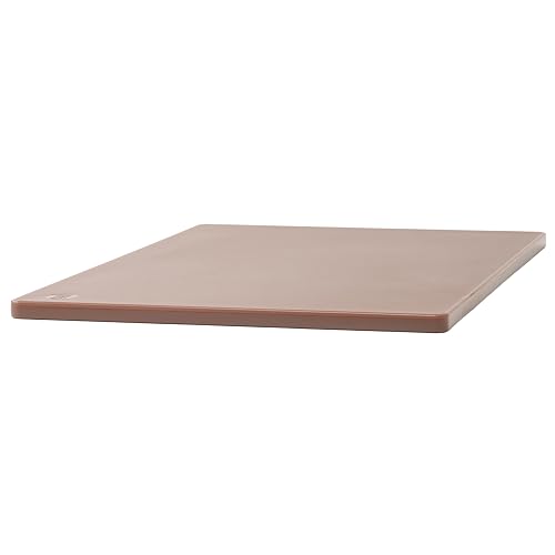 Winco - Tabla de cortar, 12 x 18 x 1/2 pulgada, color marrón