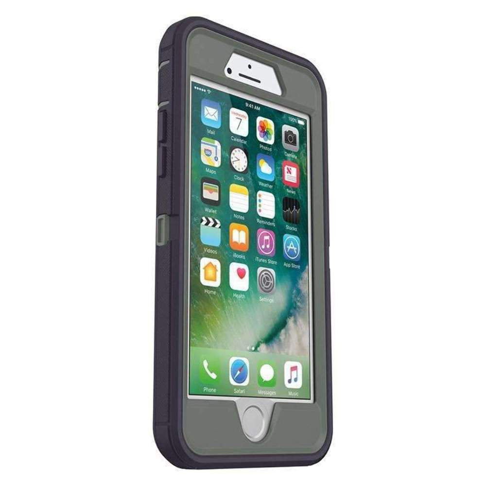 Otterbox Defender Series Protector para iPhone 8 & 7 (No Plus) - Empaque Retail - Stormy Peaks (Verde Agave/Azul Marino)