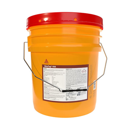 Sika - Mortero Cementicio para Recubrimientos Impermeables - SikaTop-144 - Excelente Durabilidad en Todos los Climas - Blanco - Cubeta de 13.3 Kg