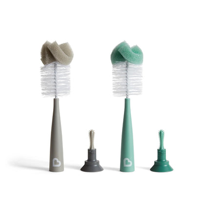 Munchkin Esponja para botellas, 2 unidades, color gris