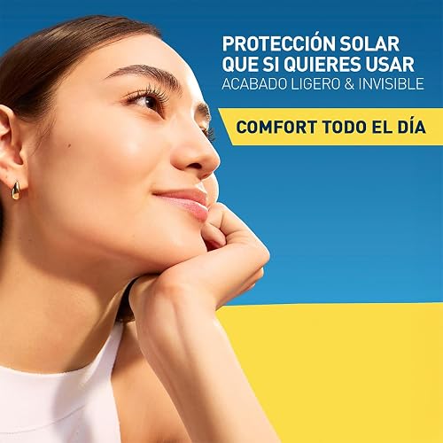 CeraVe Fluido Protector Invisible Hidratante 50FPS protector solar hidratante facial para piel seca 50ml