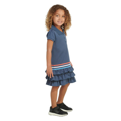 adidas Vestido Polo Deportivo de Manga Corta Vestido de Tenis para Niñas