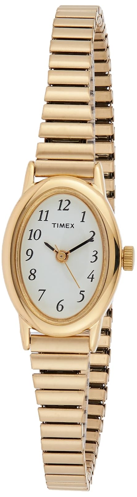 Timex Cavatina reloj analógico para mujer de 18 mm - Dorado - Blanco (Gold-Tone - White)